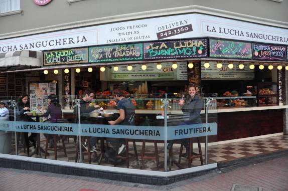 Deliciosa casa de sucos e sanduíches em Miraflores, em Lima - Peru